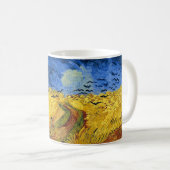 Van Gogh Wheat Fields impressionistisches Gemälde Kaffeetasse (VorderseiteRechts)
