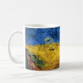 Van Gogh Wheat Fields impressionistisches Gemälde Kaffeetasse (Links)