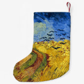Van Gogh Wheat Fields impressionistisches Gemälde Kleiner Weihnachtsstrumpf (Rückseite)