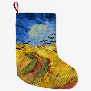 Van Gogh Wheat Fields impressionistisches Gemälde Kleiner Weihnachtsstrumpf