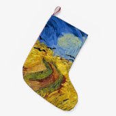Van Gogh Wheat Fields impressionistisches Gemälde Kleiner Weihnachtsstrumpf (Vorderansicht (hängend))
