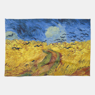 Van Gogh Wheat Fields impressionistisches Gemälde Küchentuch