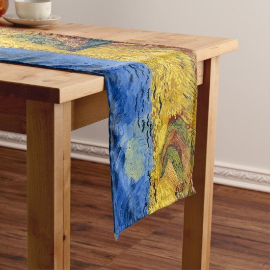 Van Gogh Wheat Fields impressionistisches Gemälde Kurzer Tischläufer (Beispiel)