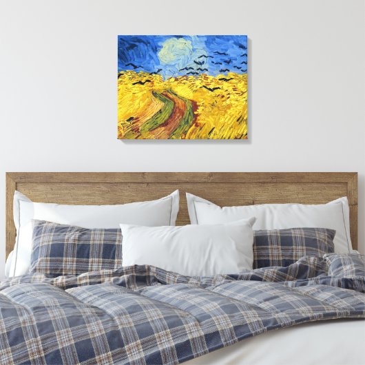 Van Gogh Wheat Fields impressionistisches Gemälde Leinwanddruck (Insitu (Schlafzimmer))