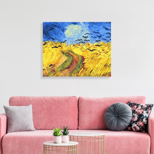 Van Gogh Wheat Fields impressionistisches Gemälde Leinwanddruck (Insitu (Wohnzimmer))