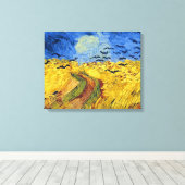 Van Gogh Wheat Fields impressionistisches Gemälde Leinwanddruck (Insitu (Holzboden))
