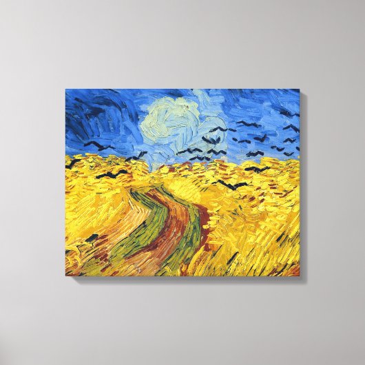 Van Gogh Wheat Fields impressionistisches Gemälde Leinwanddruck (Vorderseite)