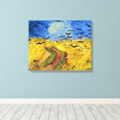 Van Gogh Wheat Fields impressionistisches Gemälde Leinwanddruck (Insitu (Holzboden))
