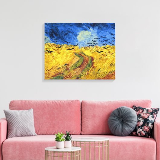 Van Gogh Wheat Fields impressionistisches Gemälde Leinwanddruck (Insitu (Wohnzimmer))