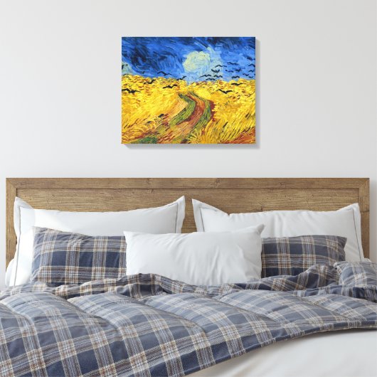 Van Gogh Wheat Fields impressionistisches Gemälde Leinwanddruck (Insitu (Schlafzimmer))
