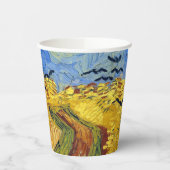Van Gogh Wheat Fields impressionistisches Gemälde Pappbecher (Links)