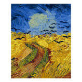 Van Gogh Wheat Fields impressionistisches Gemälde Poster (Vorderseite)