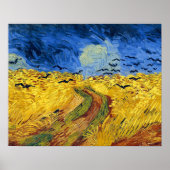 Van Gogh Wheat Fields impressionistisches Gemälde Poster (Vorne)