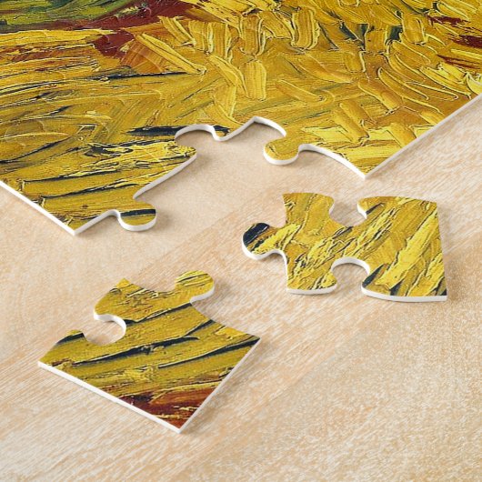 Van Gogh Wheat Fields impressionistisches Gemälde Puzzle (Seite)