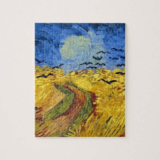 Van Gogh Wheat Fields impressionistisches Gemälde Puzzle (Vertikal)