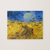 Van Gogh Wheat Fields impressionistisches Gemälde Puzzle (Horizontal)
