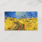 Van Gogh Wheat Fields impressionistisches Gemälde Visitenkarte (Rückseite)