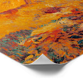 Van Gogh Wheat Fields Poster (Ecke)