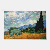Van Gogh - Wheatfield mit Cypress Tree Fußmatte (Vorderseite)