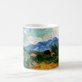 Van Gogh - Wheatfield mit Cypress Tree Kaffeetasse (Mittel)