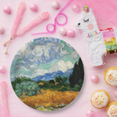 Van Gogh - Wheatfield mit Cypress Tree Pappteller (Party)