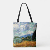 Van Gogh - Wheatfield mit Cypress Tree Tasche (Rückseite)
