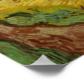 Van Gogh - Wheatfield mit Krähen Poster (Ecke)
