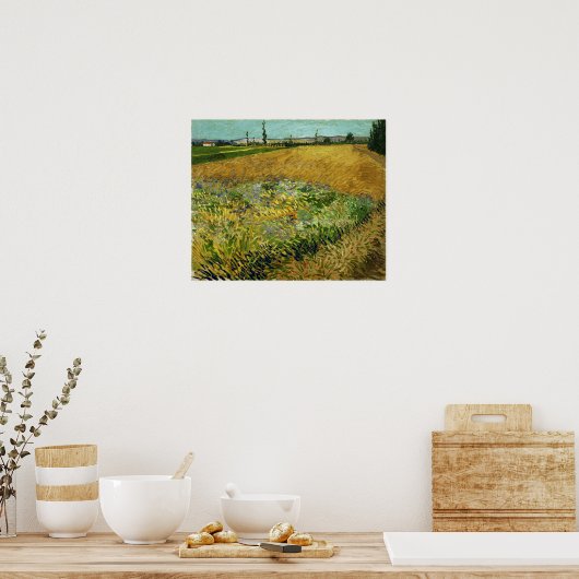 Van Gogh - Wheatfield Poster (Küche)