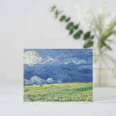 Van Gogh - Wheatfield unter Gewitterwolken Postkarte (Stehend Vorderseite)