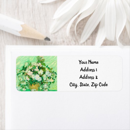 Van Gogh White Roses (Insitu)