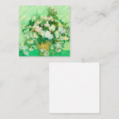 Van Gogh White Roses Begleitkarte (Vorne/Hinten)