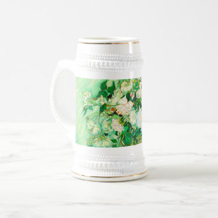 Van Gogh White Roses Bierglas