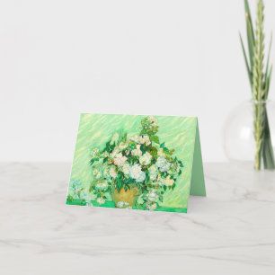 Van Gogh White Roses Einladung