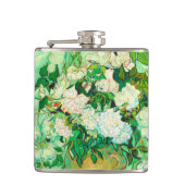 Van Gogh White Roses Flachmann (Vorderseite)