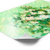 Van Gogh White Roses Fotodruck (Ecke)