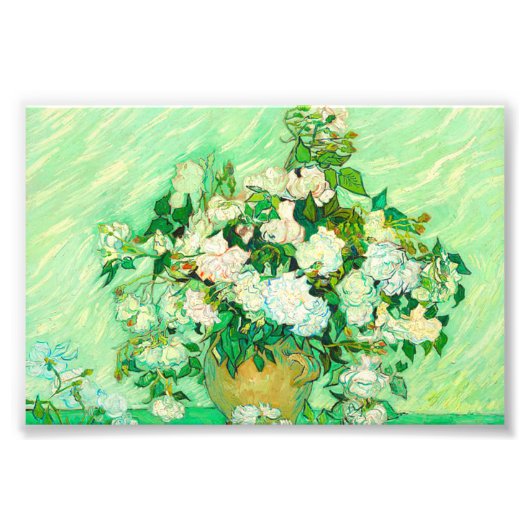 Van Gogh White Roses Fotodruck (Vorne)