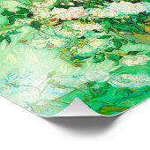 Van Gogh White Roses Fotodruck (Ecke)