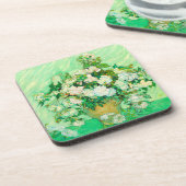 Van Gogh White Roses Getränkeuntersetzer (Linke Seite)
