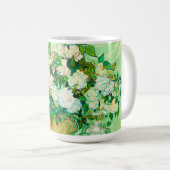 Van Gogh White Roses Kaffeetasse (VorderseiteRechts)