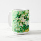 Van Gogh White Roses Kaffeetasse (Vorderseite Links)