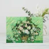 Van Gogh - White Roses Karte (Stehend Vorderseite)