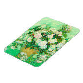 Van Gogh White Roses Magnet (Linke Seite)