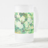 Van Gogh White Roses Mattglas Bierglas (VorderseiteRechts)