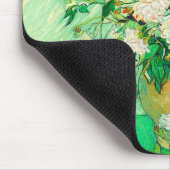 Van Gogh White Roses Mousepad (Ecke)