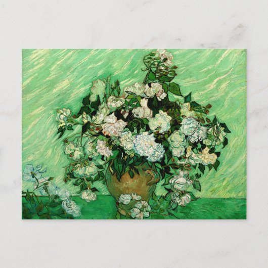 Van Gogh - White Roses Postkarte (Vorderseite)