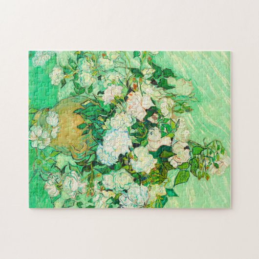 Van Gogh White Roses Puzzle (Horizontal)