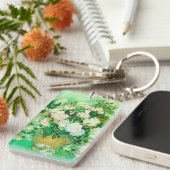 Van Gogh White Roses Schlüsselanhänger (Vorderseite rechts)