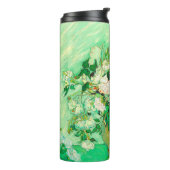 Van Gogh White Roses Thermosbecher (Nach links gedreht)
