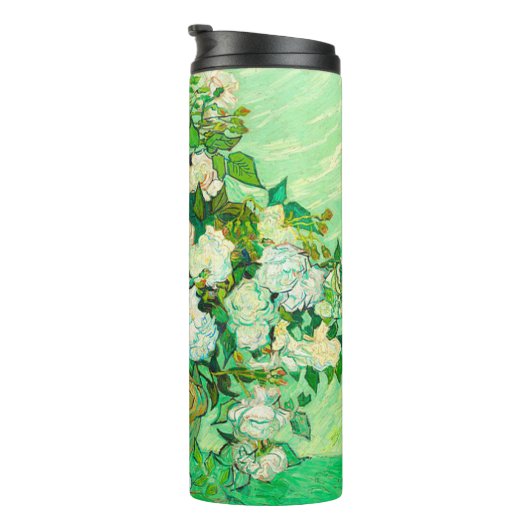 Van Gogh White Roses Thermosbecher (Nach rechts gedreht)