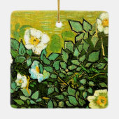Van Gogh - Wilde Rose Keramikornament (Rückseite)